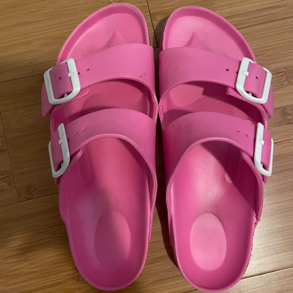 Pink Birkenstocks